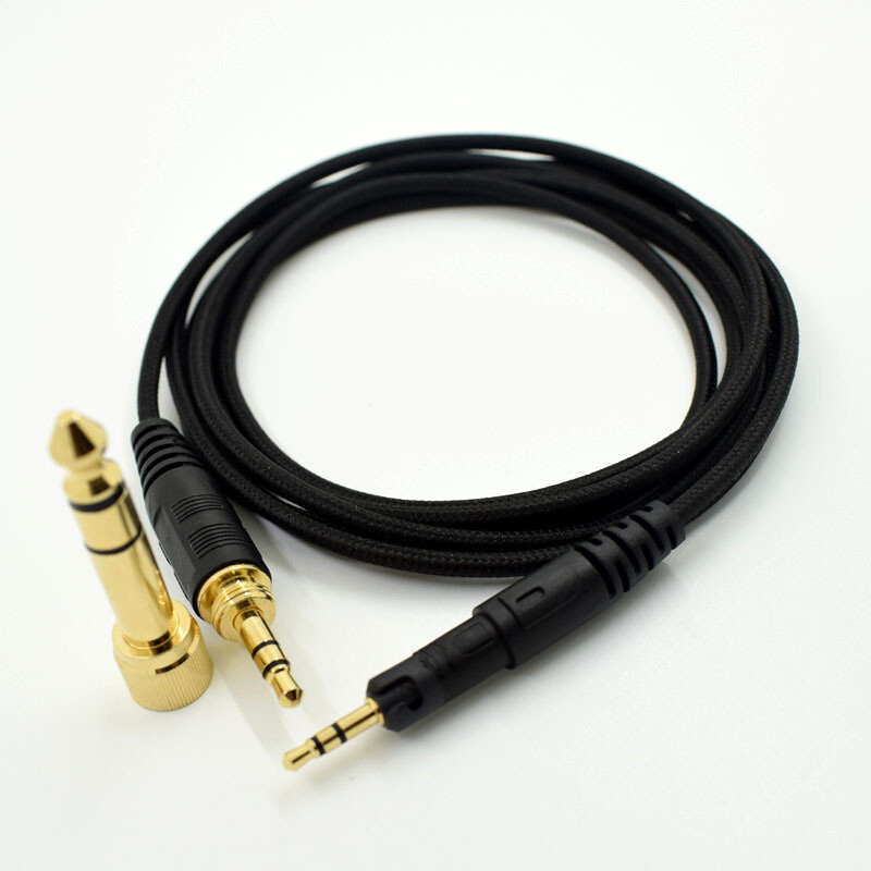 Replacement Cable For Audio-Technica ATH-M50X M60X M70X Headphones 6.35MM