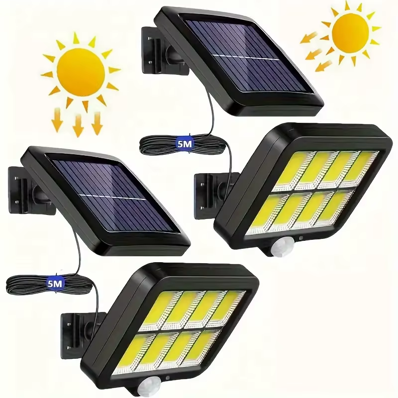 Outdoor Lighting Street Solar Split Wall Lamp 3 Mode Waterproof Motion Sensor Ga