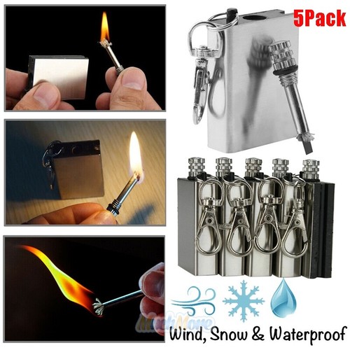 5x Waterproof Permanent Match Lighter Endless Match Survival