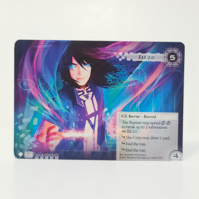ELI 2.0 Organzied Play Promo Card FFG Android Netrunner LCG