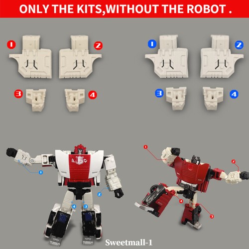 GO Better Arm Leg Filler Upgrade Kit For Siege Sideswipe Red Alert in stock!