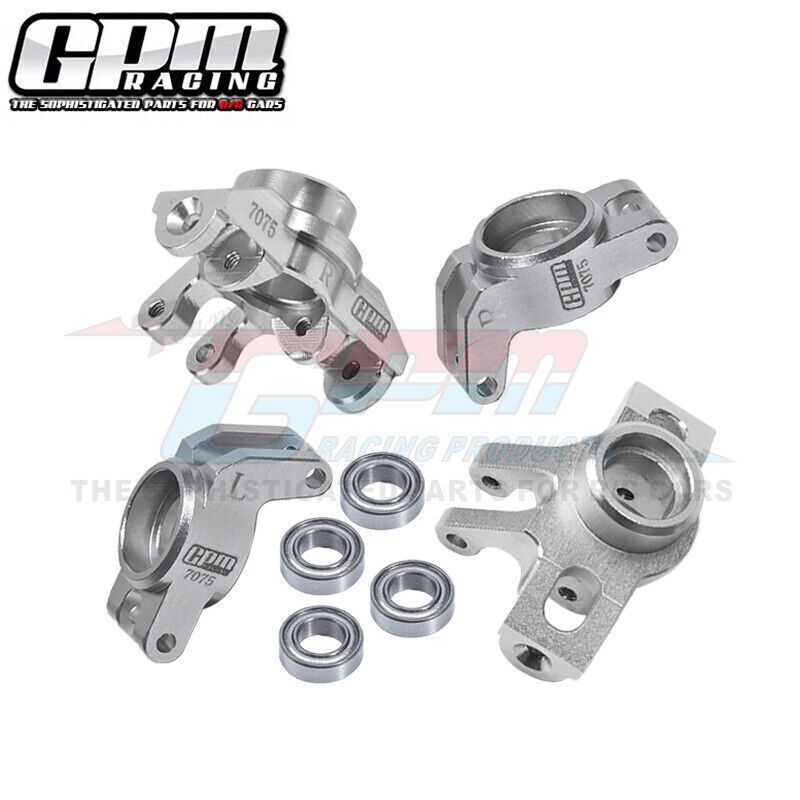 Aluminum 7075 Front &Rear Steering Block For ARRMA 1/18 4WD Granite Grom RC Car