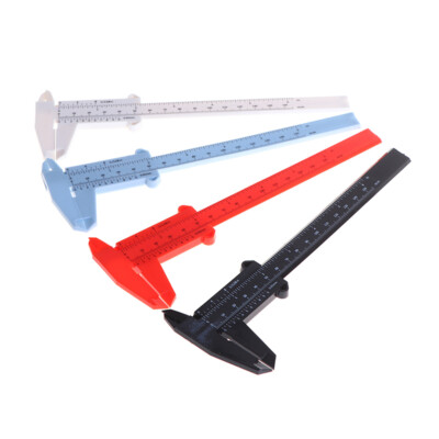 0-150mm double rule scale plastic Vernier caliper measuring Student tool ru F_tu