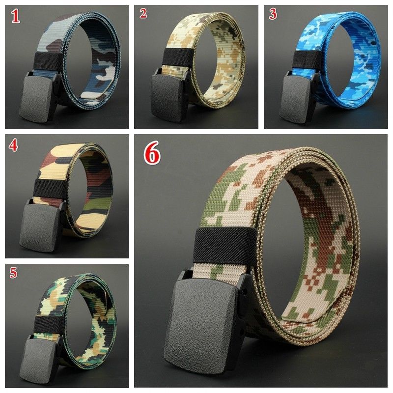 hommes COMBAT CAMOUFLAGE Ceinture extérieur entraînement Ceinture Nylon