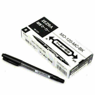 10pcs Tattoo/Piercing Skin Marking Pen Double Ended Marker Fine Thick Tip