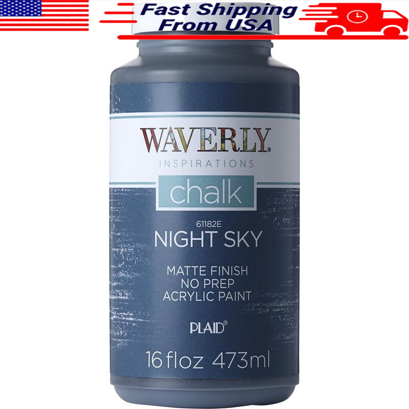 Chalk Finish Acrylic Paint Ultra Matte Durable Home Decor DIY