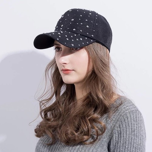 帽子 9090 girl Numbering Studs Cap Black Numbering Studs Cap【9090 girl】 – YZ