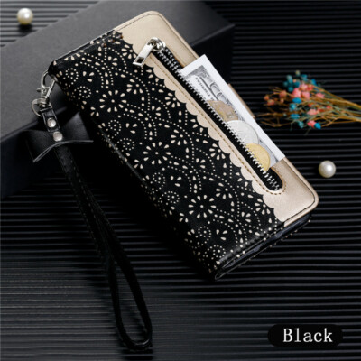 Zipper Wallet Leather Flip Case Cover For Xiaomi Redmi Note 10Pro Note 9S K20 7A