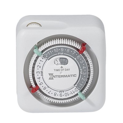 Intermatic TN111K 15-Amp Lamp and Appliance Timer , White