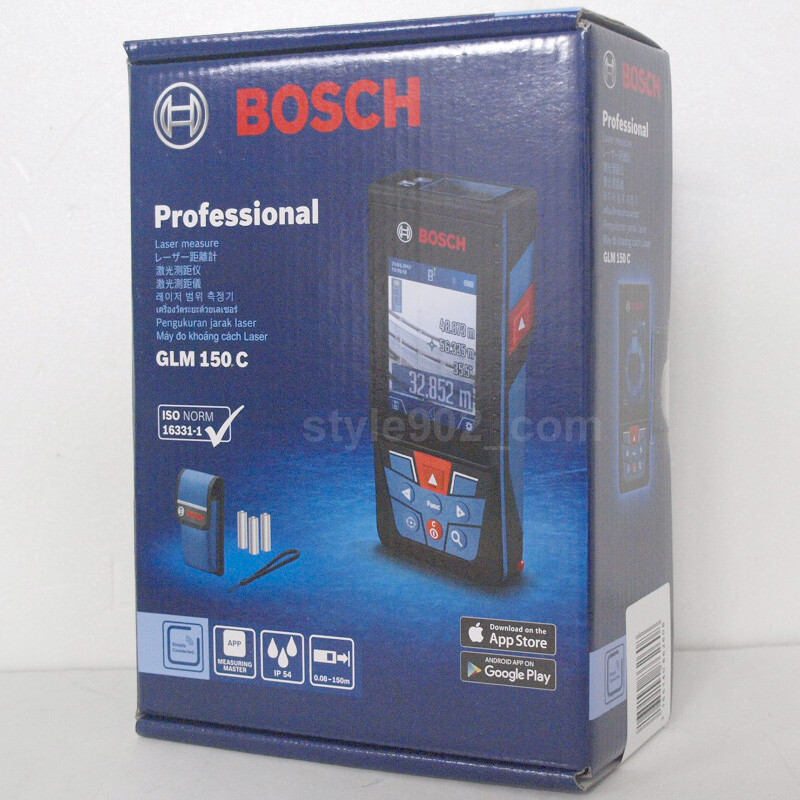 BOSCH - BOSCH レーザー距離計　GLM150C professional Bosch GLM 150C Professional Laser Distance Meter Up to 150m