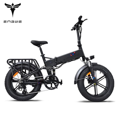 48V Electric E-Bike 750W(PEAK) Fat Foldable E-Bike 8 Speed ,UL 2849 Certified