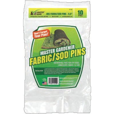 Master Mark 11110 Plastic Gardener Fabric UV Sod Pin 4.5W in. (Pack of 24)