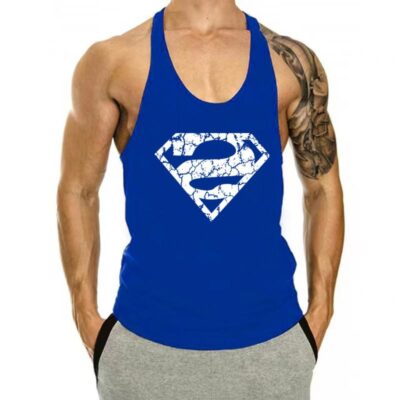 Mens Stringer Bodybuilding Gym Tank Tops Sleeveless Workout Shirt Fitness Vest
