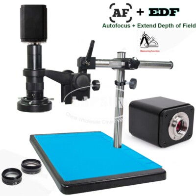 Auto Focus AF EDF 4K 60FPS IMX678 HDMI USB WIFI Industry Camera Microscope Set