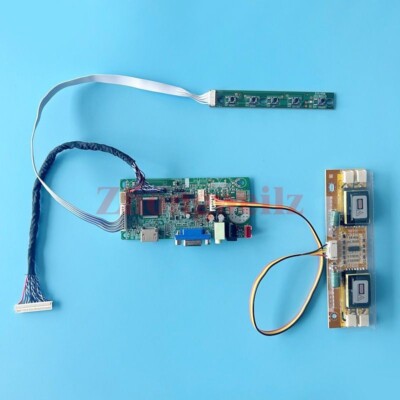 For M190PW01 V0/V1 VGA HDMI 30-Pin LVDS 1440x900 4-CCFL LCD Driver Board DIY Kit