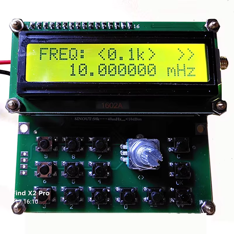 AD9834 VFO source 0.05mHz--40mHz simple signal source Sine wave DDS Signal gener