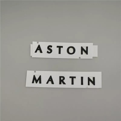 Aston Martin DBX Script Badge Rear  Emblem Glossy Black MY83-001B40-CA(1PCS)