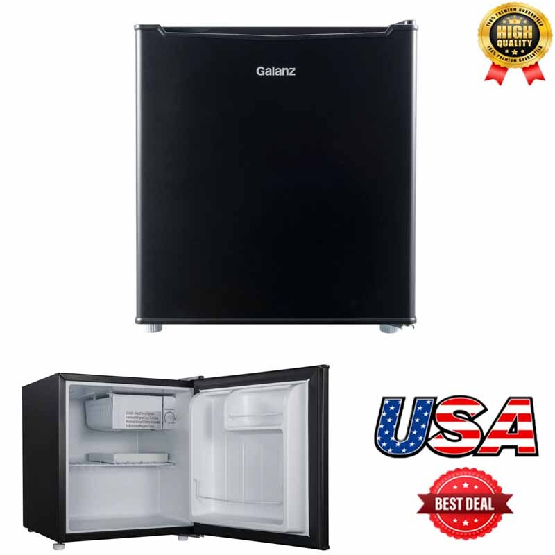 Compact Refrigerator w/ Freezer Cooler 1.7 cu ft Mini Fridge One Door Dorm HOT