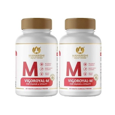 Maharishi Ayurveda Vigoroyal M, Shilajit, 60x2 Tabs