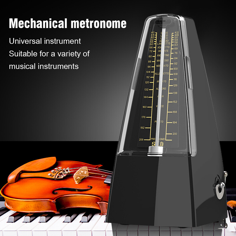 Metronom Taktgeber Taktell mit Glocke mechanisch Rhythmus Piano Klavier Gitarre