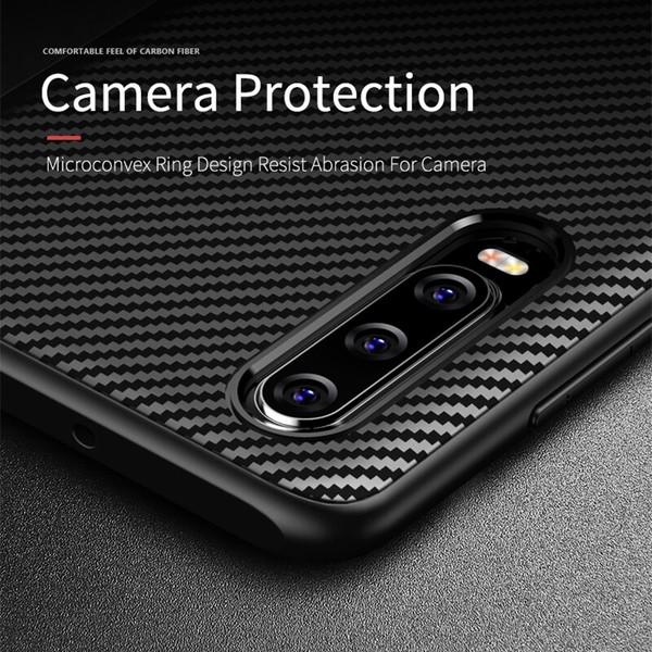 FUNDA HUAWEI P30 / LITE / PRO -CARBONO FIBRA GEL - Imagen 4