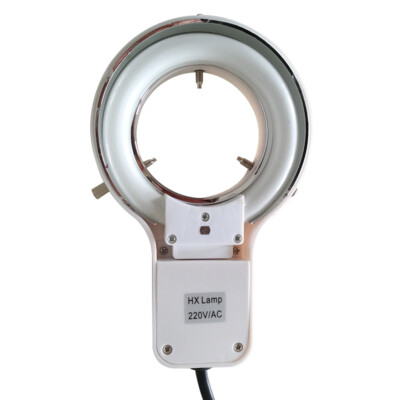 Stereo Microscope 8W Fluorescent Ring Lamp Light Illuminator 64mm Inner Diameter