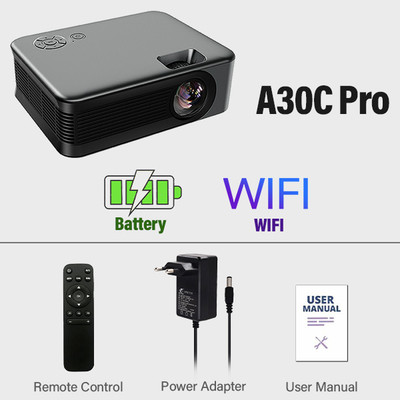 MINI Projector Smart TV Box Home Theater Projectors Cinema Mirror Phone LED 
