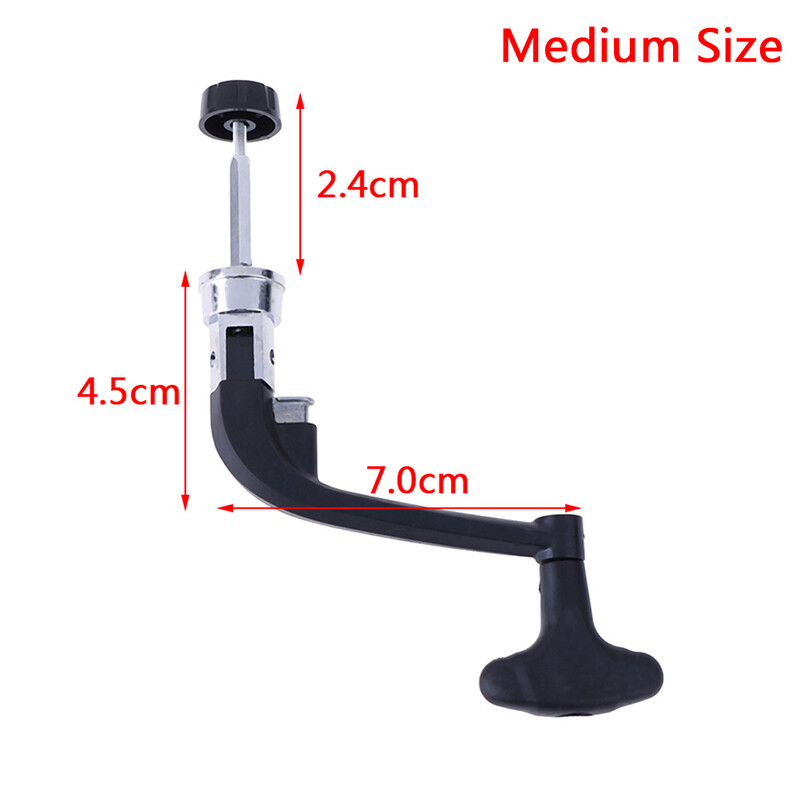 Metal Spinning Reel Handle Grip Fishing Reel Replace Rocker Arm Crank Hand-ln