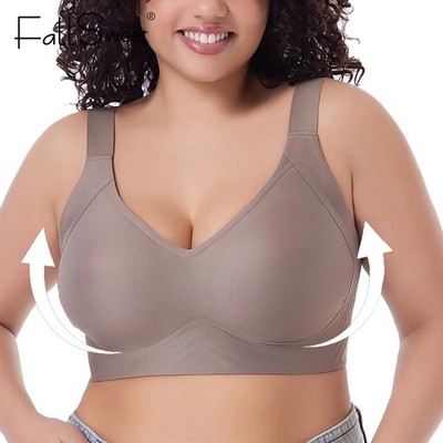 FallSweet Push UP Bra Women Seamless Plus Size Bras Thin Cup Wireless