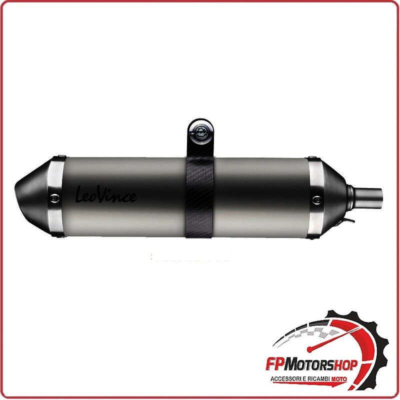 TERMINALE SCARICO COMPLETO X-FIGHT INOX PER RIEJU MRT 50 09-12 LEOVINCE 3281