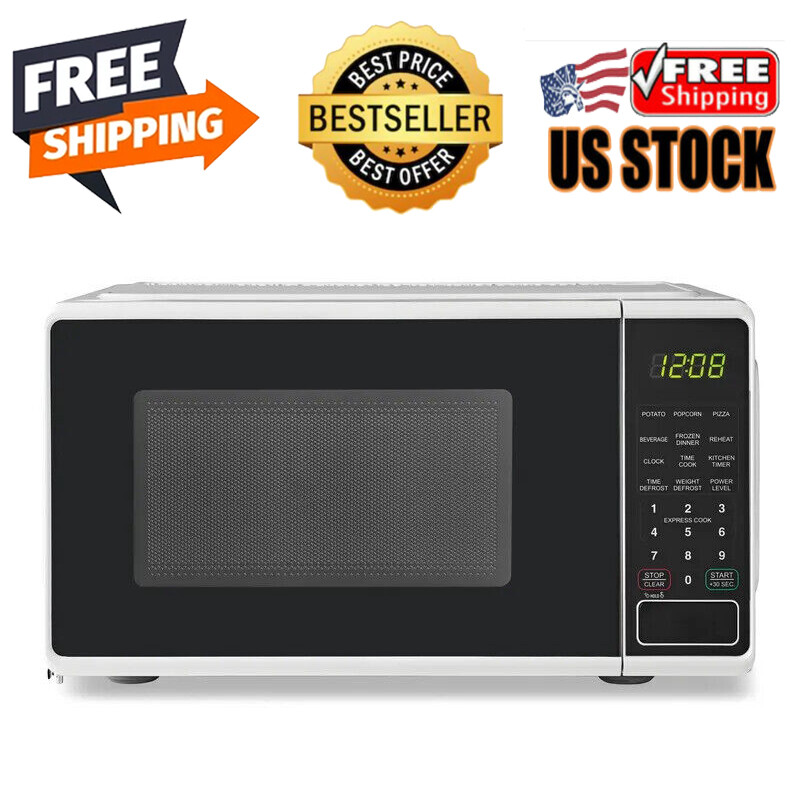 0.7 Cu ft Countertop Small Microwave Oven Kitchen Compact Dorm 700 W Office NEW