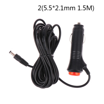 12V Car Lighter Plug to DC 3.5/5.5mm Power Cord cable Switch For auto GP MJA:KE