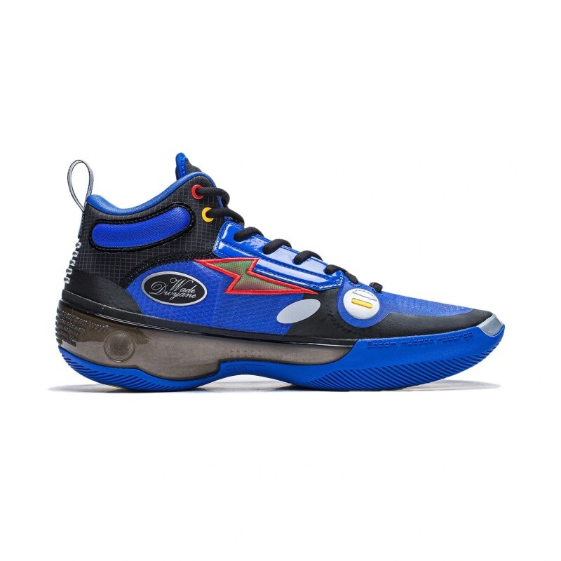 Pre-owned Li-ning Way Of Wade 10 & Wow 10-element Men's Mid Top Basketball Shoes Abas115-7 In Blue