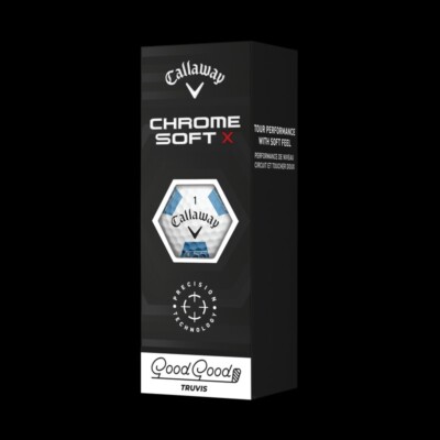 Callaway Limited Edition Chrome Soft X Truvis Good Good Golf Balls