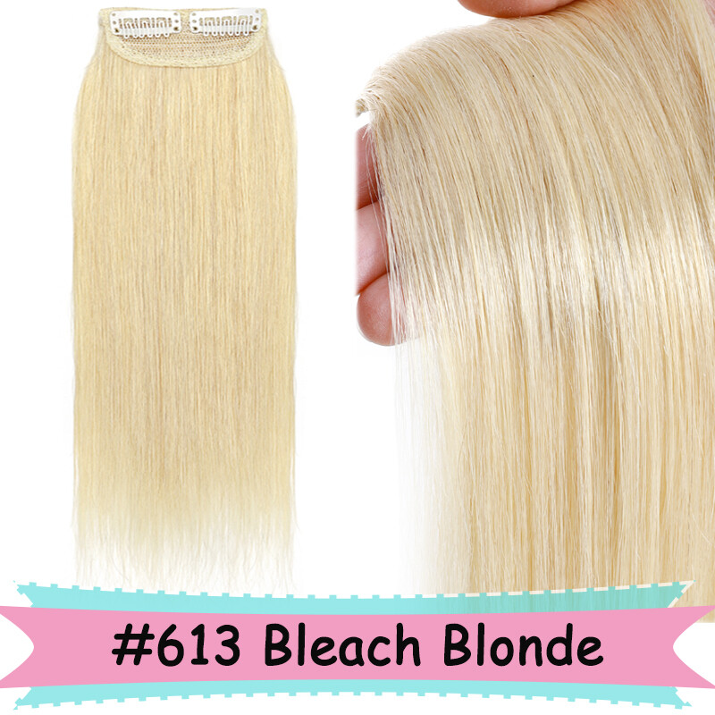 AAA Thick 100% Remy Human Hair Clip in Extensions One Piece Half Head Highlight
