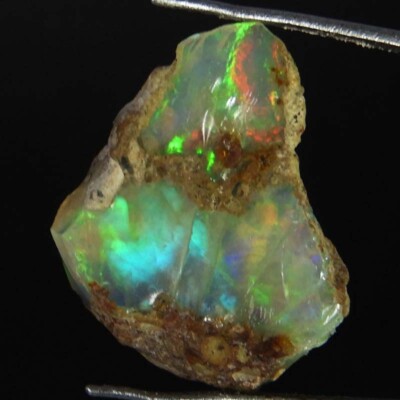 07.80Cts. 100% Natural Ethiopian Opal Multi Flash 13x19x07 MM Rough Gemstone