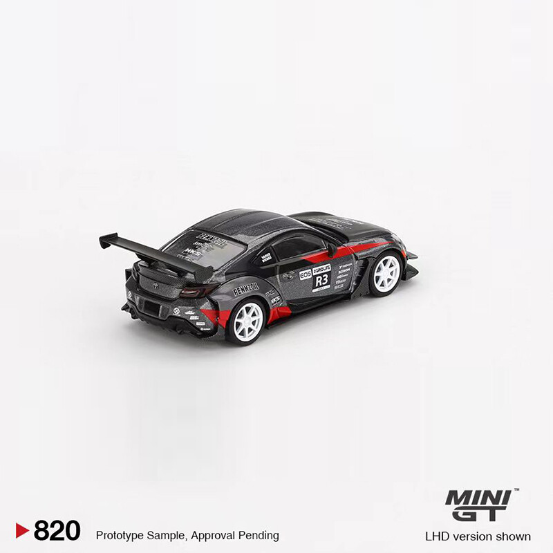 MINIGT 1:64 Model Car GR86 Larry Chen HKS Alloy Die-Cast Vehicle