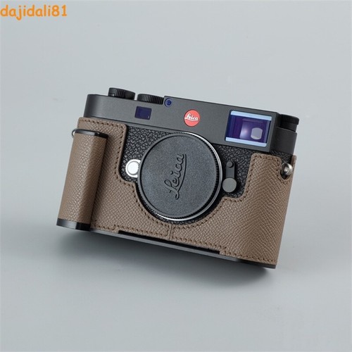 Half Case Genuine Leather Camera Cover For Leica M11 Milicase Handmade 8 Styles