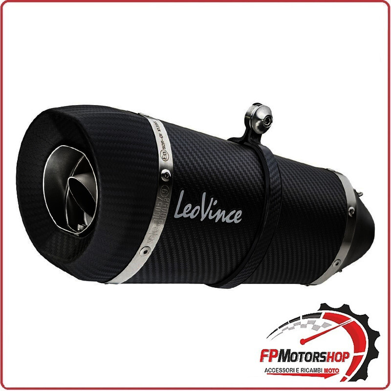 TERMINALE SCARICO COMPLETO CARBON PER YAMAHA YZF-R6 06-21 LEOVINCE 8482SNU