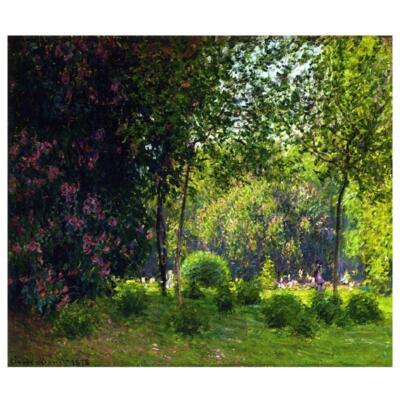 Claude Monet Gemälde Ein Blick Von Park Monceau