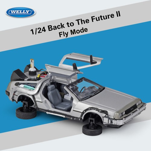 1:24 Back To The Future 2 Delorean Fly Mode Time Machine