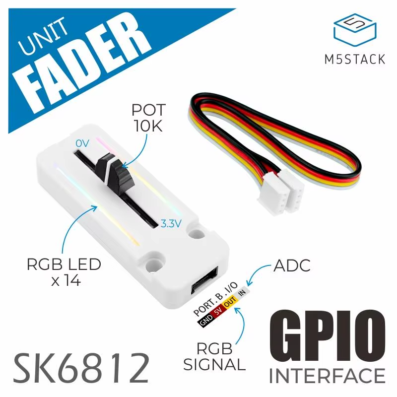Official Fader Unit with B10K Potentiometer (SK6812)