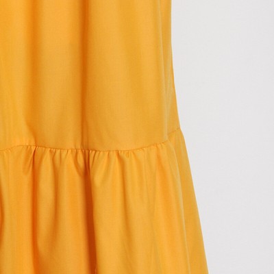 MARKENLOS DAMENKLEID ELEGANT GELB LANG GÜRTEL WEICH BOHOO BÖHMISCHE 91264