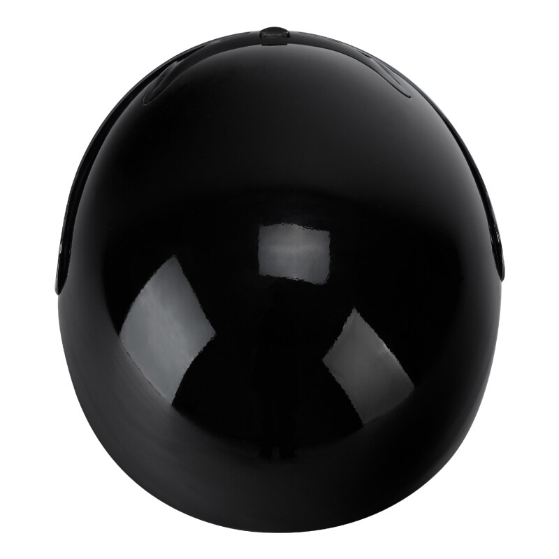 Adult Mirror Shield Gloss Black Full Face Motorcycle Street Helmet DOT Moto Bike