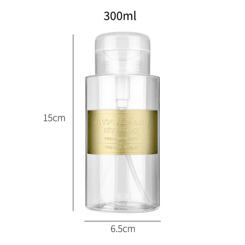 Nail Polish Remover Alcohol Cleansing Liquid Split Refillable Bottle