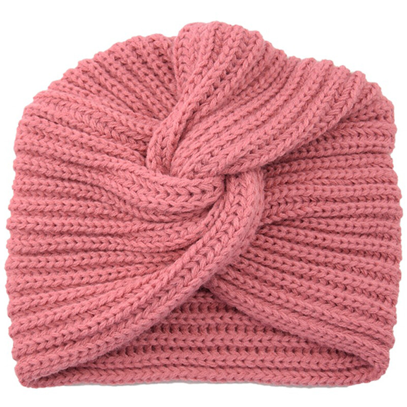 Damen Turban Strickmutze Beanie Kopftuch Wintermutze Kopfbedeckung Mutze Hut Cap Ebay