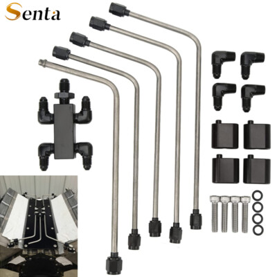 Stainless Steel Complete Coolant Crossover Steam Vent Kits For LS1 LS2 LS3 US