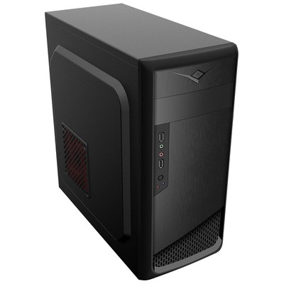 Akyga AK995BK PC Computer Gehäuse ATX Midi Tower 2x USB 2.0 Schwarz