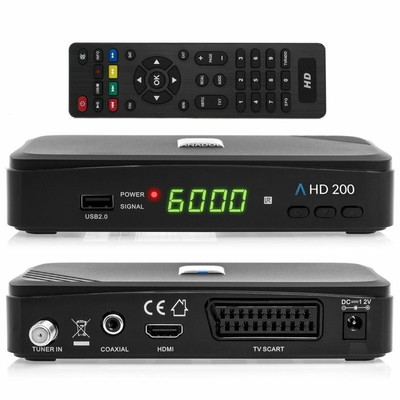 B-Ware  Anadol HD 200 FULL HD 1080p Sat Receiver (HDMI, Scart, EPG, USB Mediapla