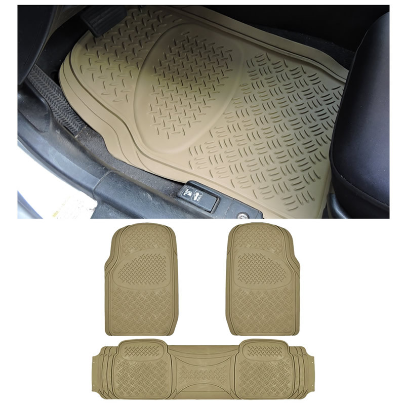 4 Pc Md Auto Parts Accessories Car Truck Floor Mats Carpets